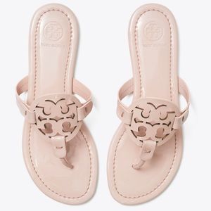 Tory Burch Miller Sandals Sea Shell Pink Size 8.5